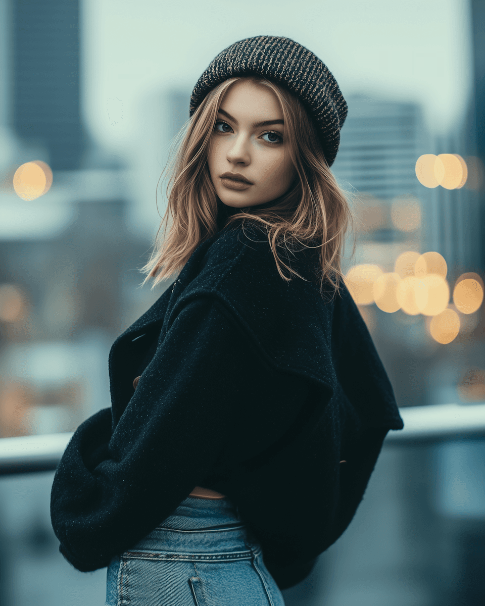 Lady smiling